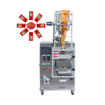 Automatische flüssige Ketschuppastenshampoo-Fruchtsaft-Wasser-Tomatensauce-Kissen-Verpackungsmaschine